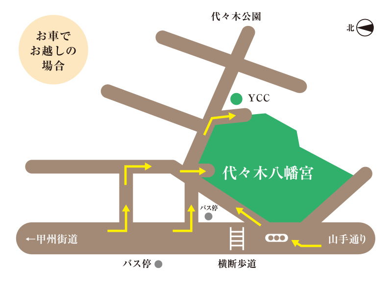 地図（お車でのアクセス）